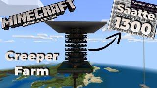 En İyi 1.19 Creeper Barut Farmı Saatte 1300 Barut - Minecraft Bedrock MCPEXboxPS4Windows10