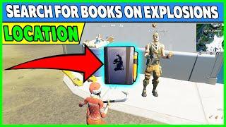 SEARCH FOR BOOKS ON EXPLOSIONS LOCATION FORTNITE WEEK 12 CHALLENGES SEASON 7
