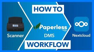 Paperless NGX - Nextcloud - Scanner  Automatischer Workflow