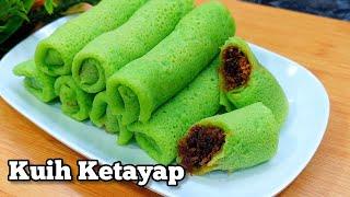 Kuih Ketayap lembut dan tanpa telur Eggless Surul Appam  Dadar Gulung