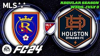  MLS  Regular Season  5Real Salt Lake vs 12Houston Dynamo FC  FC 24  Simulation
