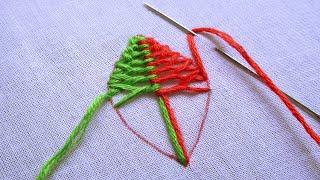 Amazing Leaf Hand Embroidery Design - Leaf Design