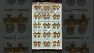  wow awesome wedding gold jhumka collections from 8 grams#jhumka #jewellery #viralvideo #shorts