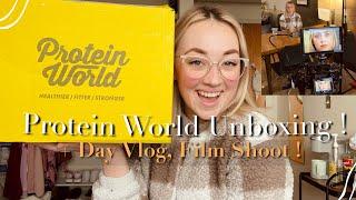 My First PR  Protein World Unboxing VLOG