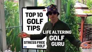 10 STRESS FREE Golf Tips Without Hitting a Ball