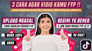 CARA MASUK FYP TIKTOK - LAKUKAN 3 CARA INI DI JAMIN MASUK BERANDA TIKTOK DAN TERKENAL