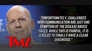 Bruce Willis Diagnosis of Aphasia Progresses Diagnosed with Dementia  TMZ Live