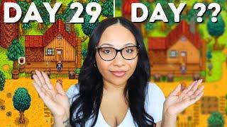 Planning out the Meadowland Farm - Day 29 of 100  Beginner Friendly  Stardew Valley