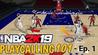 NBA 2K19 Tips - Playcalling 101 Episode 1 How to call plays and where to look to find plays