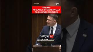 Hańba. Posłanka nie wytrzymała po ataku Mentzena na Tuska