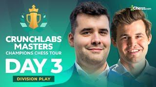 Epic Matches Magnus v Ian & Alireza v Fabiano Highlight Day 1 CrunchLabs Masters 2024 Winners QFs