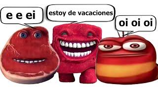 oi oi oi red larva vs e e ei im on vacation vs ei ei ei estoy de vacaciones