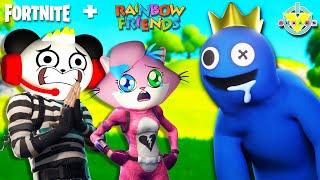 Fortnite Rainbow Friends with Combo Panda VS Alpha Lexa