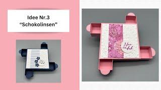 Idee Nr 3 Für Schokolinsen Mit den Produkten von StampinUP