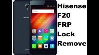 hisense F20 bypass google account FRP lock remove