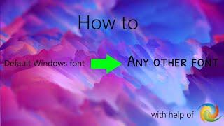 How to change default font in Windows? feat. Winaero Tweaker