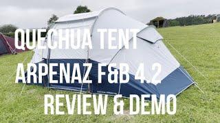 Quechua Arpenaz F&B 4.2 Tent Full Review Tour & Demo - Real & Honest Review after 2 night stay