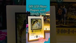 DIY LED Plaque with Spotify Tune #sublimation #giftidea #pydlife