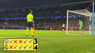 ️Manchester City vs Real Madrid 3-4 FULL PENALTY-SHOOTOUT