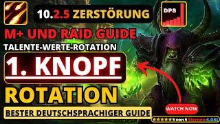 NEU 10.2.5 Zerstörung Hexer Guide #dragonflight #wow #hexenmeister