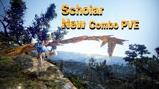 Scholar NEW Combo PVE  After buff - Addon - Infinite combo-Black desert BDO online.