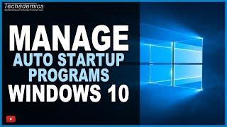 How To Disable Startup Programs In Windows 10