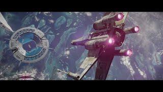 The Battle of Scarif Space Battle Part 1  Rogue One