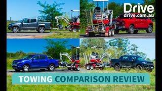 Towing Comparison 2017 Amarok v Ranger v HiLux v Colorado  Drive.com.au