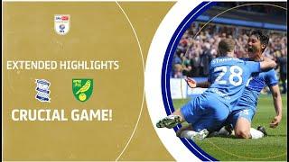 CRUCIAL GAME  Birmingham City v Norwich City extended highlights