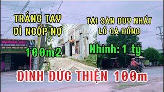 Trắng tay vì nợ.lổ cả đống nhà 1 trệt 1 lầu 4x25 sát mặt tiền Đinh Đức thiệnchợ bình Chánh vào.1t6