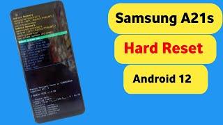 Samsung A21s Hard Reset Android 12  Pattern Password Unlock 2023