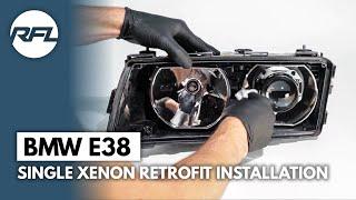 BMW E38 7 series pre-facelift Retrofit HID xenon DIY headlight repair and upgrade kit