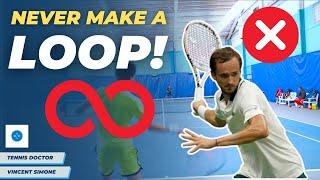 NEVER Make A LOOP On Your  FOREHAND The Letter C Myth