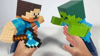 Steve VS Zombie Minecraft Animation  Magnetic Games