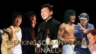 Jackie chan Oscar 50 years journey  After breaking so many bones Jackie Injuries whatsapp status