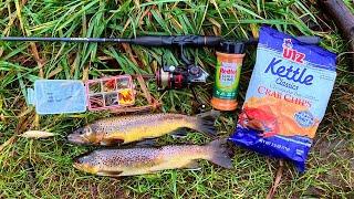 Brown Trout Catch n Cook - Chip-Crusted Fish