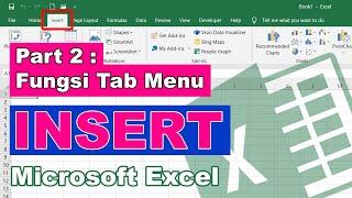 Fungsi Tab Menu Insert Microsoft Excel
