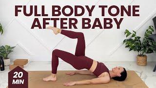 Full-Body Postpartum Workout 20-Minute Tone After Pregnancy