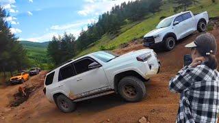 Toyota 4Runner 4.0L V6 vs FJ Cruiser 4.0L V6 v Jeep Wrangler Rubicon 3.6L V6 v GWM Tank 300 2.0T