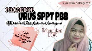 Prosedur Urus SPPT PBB  Formulir Pendaftaran Pajak  Kabupaten Luwu  DIINFO