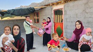 Arad and Parisa meeting after a long time   Nomadic life documentary