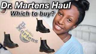 UNBOXING TRY ON & REVIEW DR MARTENS TRY ON 2020- Pascal Virginia Bex Boots & 1460 smooth leather