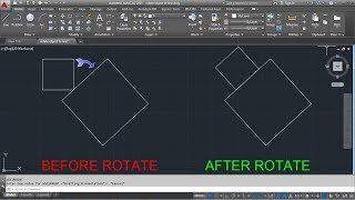 AutoCAD Rotate Object to Match Line  AutoCAD Rotate Object to Align