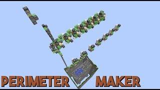 Perimeter Maker TNT duper quarry + water sweeper  Minecraft CHECK description