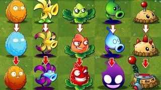 PVz 2 Discovery - All New & Old Plants Evolution  NOOB - PRO - HACKER