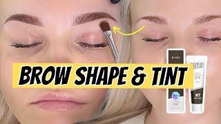 BROW SHAPE & TINT FULL TUTORIAL⎥Bronsun Hybrid Dye New Formula