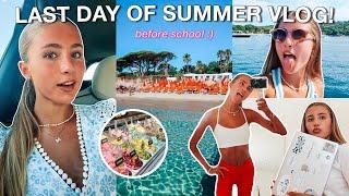 MY LAST DAY OF SUMMER VLOG 2023 *before back to school*