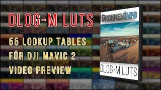 DI Preview DLOG-M Lookup Tables LUT für DJI Mavic 2