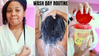 VLOGMAS EP. 6 finally washed my Dirty Hair after 3 months  Natural Hair Full Wash Day Routine 2022