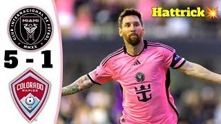 Inter Miami FC vs Colorado 5-1 Highlights& All Goals 2024 HDMessi Magical Goals and Hattrick